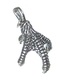 Claw Sterling Silber großer Charm-Anhänger .925 x 1 Eagles Claws Charms