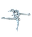 Ballerina 2D Sterling Silber Charm .925 x 1 Ballet Ballerinas Charms