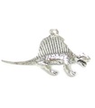 Dimetrodon Dinosaur charm i sterling silver .925 x 1 Dinosaurs charm