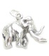 Wooly Mammoth sterling silver charm .925 x 1 Mammoths Dinosaur charms