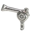 Hair Dryer sterling silver charm .925 x 1 Hairdressing charms