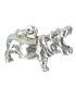 Hippopotamus sterling silver charm .925 x 1 Hippo Hippos charms