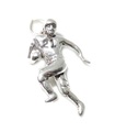 American Football Spieler Sterling Silber Charm .925 x 1 Sport Charms