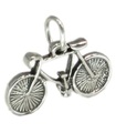 Breloque en argent sterling de vélo de vélo .925 x 1 breloques de vélos de vélo