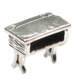 School Desk Sterling Silber Charm .925 x 1 Old Style Skool Desks Charms