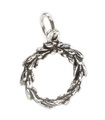 Krans sterling silver charm .925 x 1 Krans berlocker