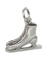 Ice Skate charm i sterling silver .925 x 1 Skridskor