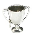 Trophäenbecher Sterling Silber Charm .925 x 1 Trophäen Gewinner Charms