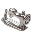 Sewing Machine sterling silver SMALL charm .925 x 1 seamstress charms