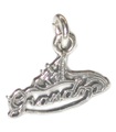 Abuela Número 1 Charm de plata esterlina .925 x 1 Charm de abuelos