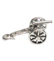 Cannon Gun sterling silver charm .925 x 1 Cannons Canon guns charms