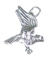 Charm águila de plata esterlina .925 x 1 charms águilas pájaro pájaros