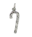 Ciondolo in argento sterling Candy Cane .925 x 1 ciondoli dolci di Natale