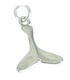 Whale Tail sterling silver charm .925 x 1 Whales Tails charms