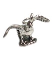 Papageientaucher Sterling Silber Charm .925 x 1 Papageientaucher Vogel Vögel Charms