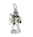 Angelo con ciondolo libro in argento sterling .925 x 1 ciondoli Santo e Pace