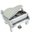 Grand Piano charm i silver .925 x 1 Pianos Grands charm