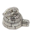 Igloo sterling silver charm .925 x 1 Frozen Winter igloos charms