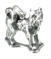 Husky charm i sterling silver .925 x 1 Huskies Huskys slädehundar