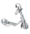 Scooter Sterling Silber Charm .925 x 1 Scooter Spielzeug Spielzeug Charms