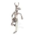 Charm de plata de ley para corredoras jogger .925 x 1 Charms de atleta