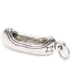 Kanot kajak charm i sterling silver .925 x1 Native American Canoes berlocker