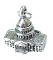 Colgante de plata de ley del edificio del Capitolio .925 x 1 Estados Unidos América