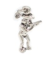 Pied Piper Piping Charm de plata esterlina .925 x 1 encantos de Navidad