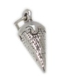 Glass Cone charm i sterling silver .925 x 1 Cornets and Ices charm