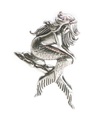 Pendentif sirène en argent sterling .925 x 1 Pendentifs sirènes