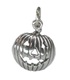 Pumpkin Jack-o-lantern sterling silver charm .925 x 1 halloween charms