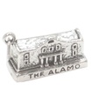 Charm de plata de ley El Álamo .925 x 1 encantos de Batallas de América México