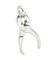 Zange Sterling Silber Charm .925 x 1 Werkzeuge Zahnmedizin Mechaniker Charms