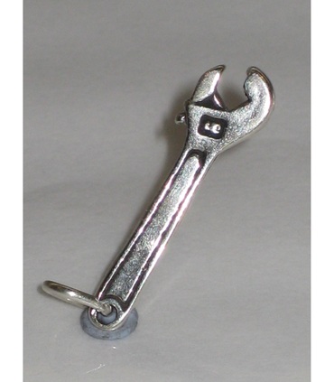 Mini crescent clearance wrench keychain