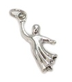 Ghost Sterling Silber Charm .925 x 1 Ghosts und Spooky - Spirit Charms