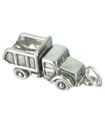 Breloque en argent sterling de camion à benne basculante .925 x 1 Breloques de camions à benne basculante