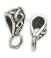 Bail argent sterling - Make a charm Into Pendant .925 x 1 Bails