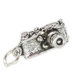 Kamera charm i sterling silver .925 x 1 Kameror och fotografering charm