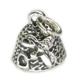 Beeehive Sterling Silber Charm .925 x 1 Bee Insect Hive Honey