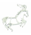 Breloque cheval en argent sterling .925 x 1 Breloques équines Chevaux