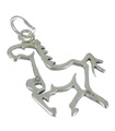 Breloque cheval en argent sterling .925 x 1 Chevaux Breloques équines