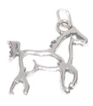 Breloque cheval en argent sterling .925 x 1 Breloques chevaux équins