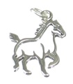 Sterling zilveren bedel paard .925 x 1 Paarden Charms voor paarden