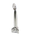 Rocket sterling silver charm .925 x 1 Missile Rocketship Bomb berlocker