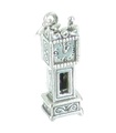 Grand-père horloge breloque en argent sterling .925 x1 breloques Colocks à étui long