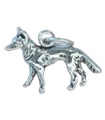 Deutscher Schäferhund Sterling Silber Charm .925 x 1 Hunde Charms