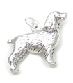 Breloque chien épagneul en argent sterling .925 x 1 Breloques chiens épagneuls