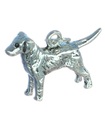 Breloque chien en argent sterling Retriever .925 x 1 Breloques chiens Retrievers