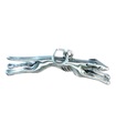 Greyhound Dog hänge i sterlingsilver .925 x 1 Greyhounds Dogs