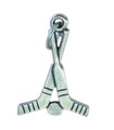 Ishockey charm i sterling silver .925 x 1 Ishockey sport charm